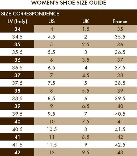 lv womens shoes|lv shoe size chart.